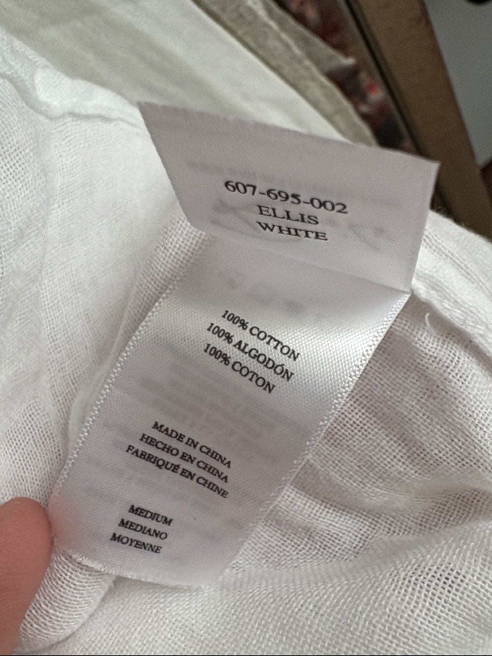 Rails White Button-Down Long Sleeve Shirt - Picture 4 of 5